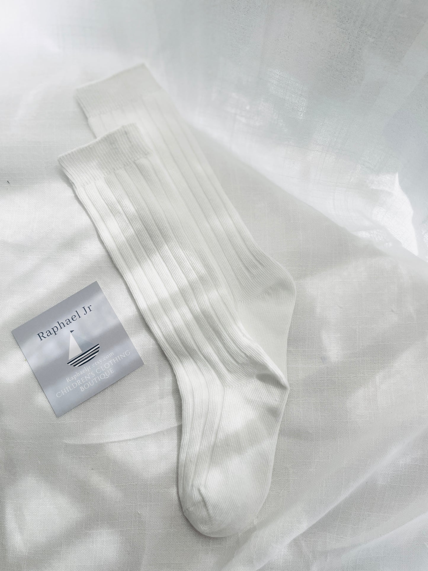 Baby and toddlers white christening socks