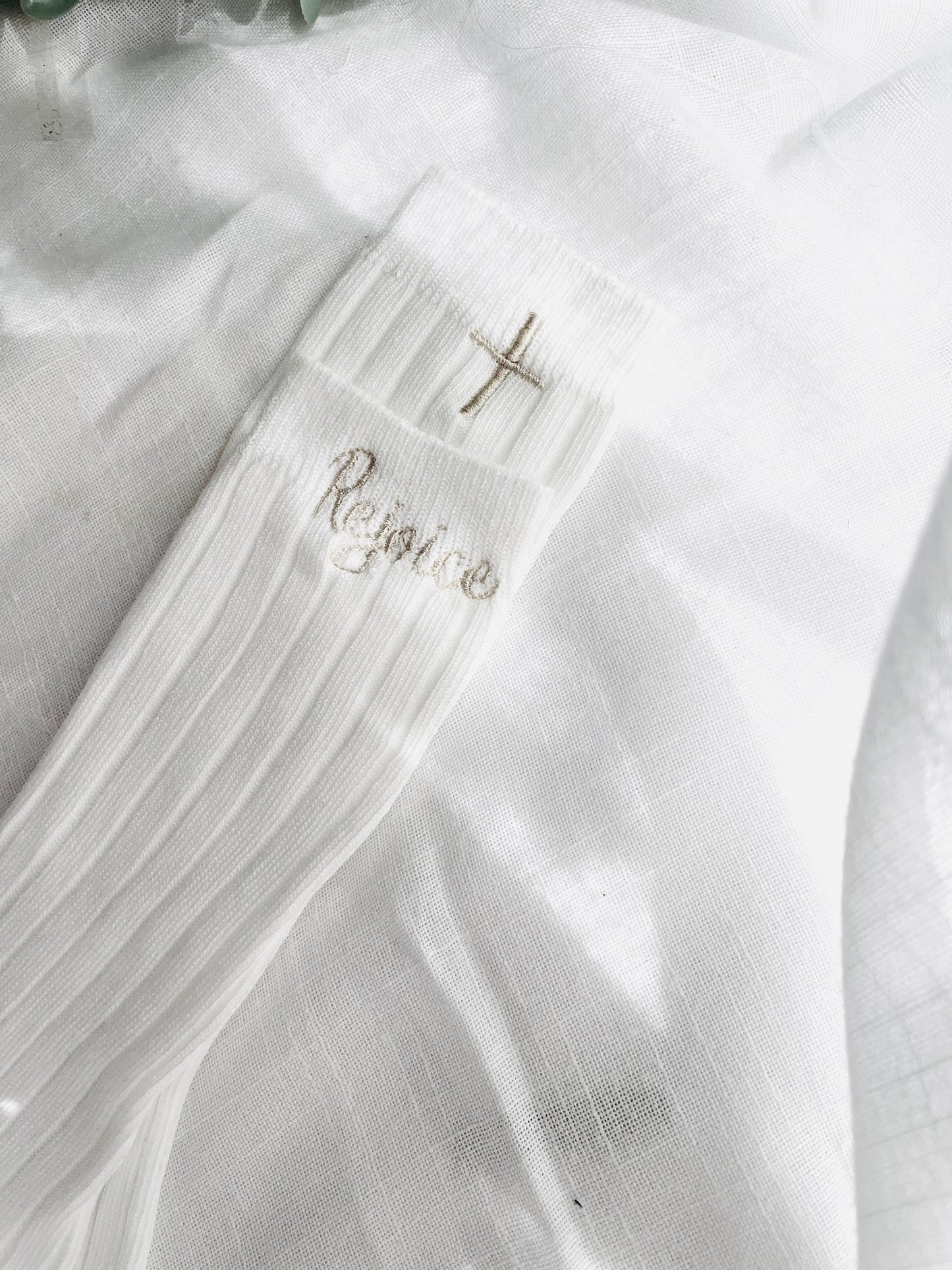 Baby and toddlers white christening socks