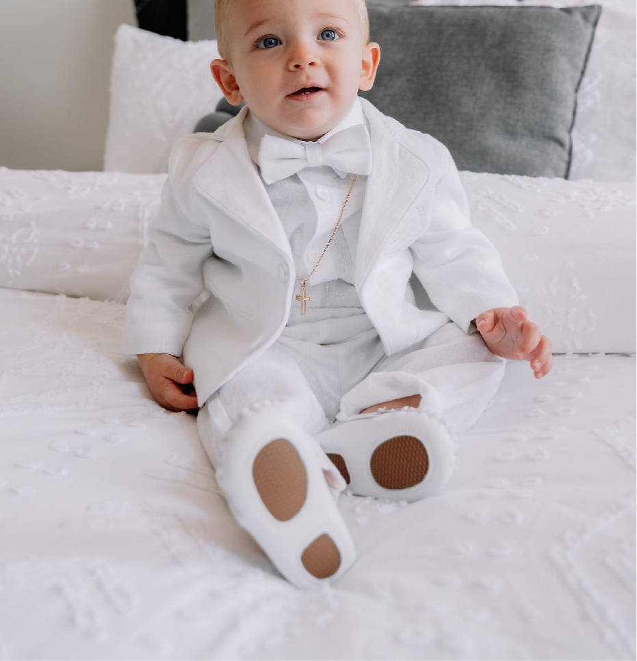 White Leather moccasins loafers boat shoes