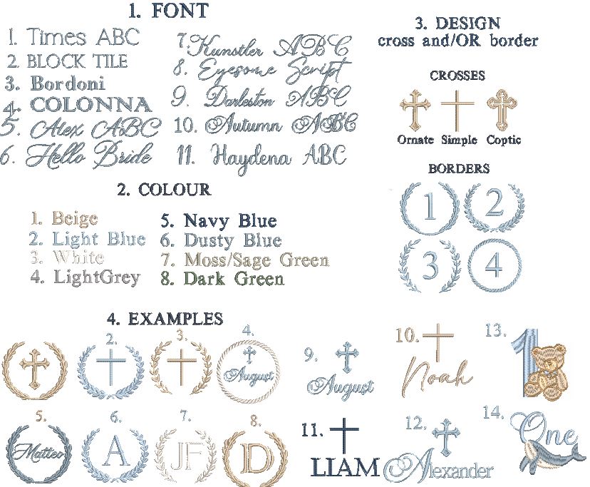 Baby white cardigan sweater 100% cotton with optional embroidery