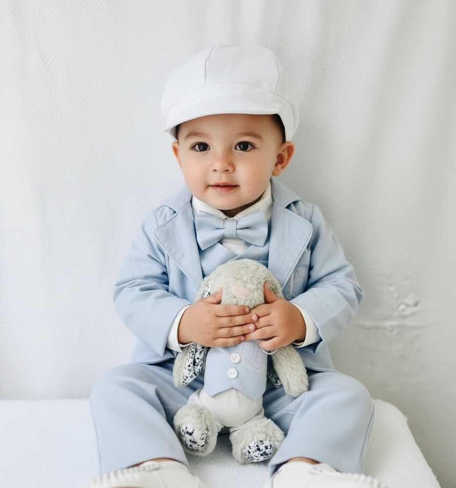 Pale blue Chambray Sets and Suits