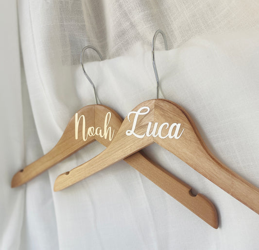 Personalised Baptism Coat Hanger
