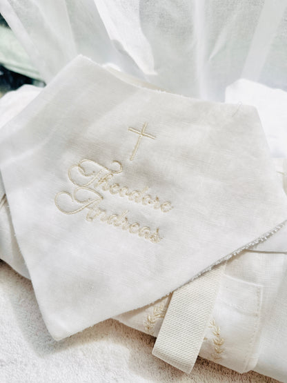 Baptism and Christening bath towels and sheets