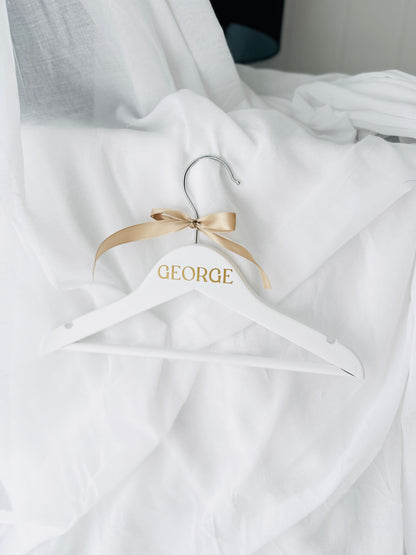 Personalised Baptism Coat Hanger