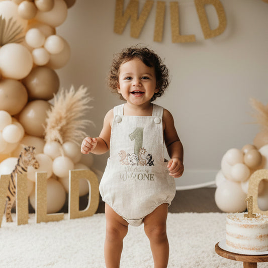 First Birthday Themed Rompers and Jumpers Raphael Jr First Birthday Themed Rompers and Jumpers Raphael Jr