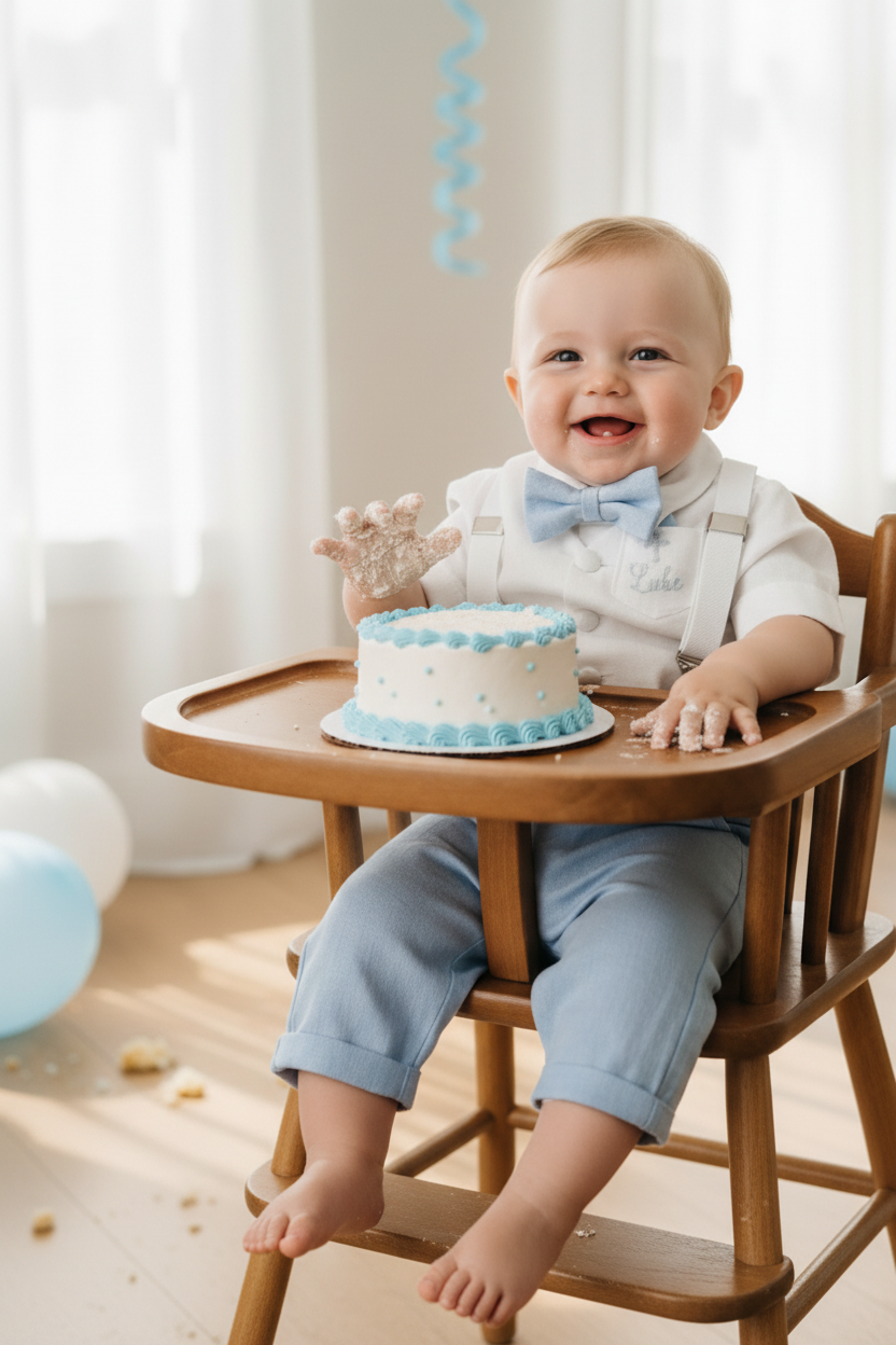 Pale Blue Suit with white linen vest and optional Jacket