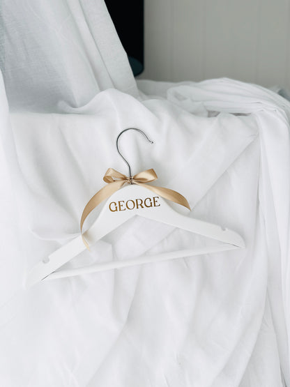Personalised Baptism Coat Hanger