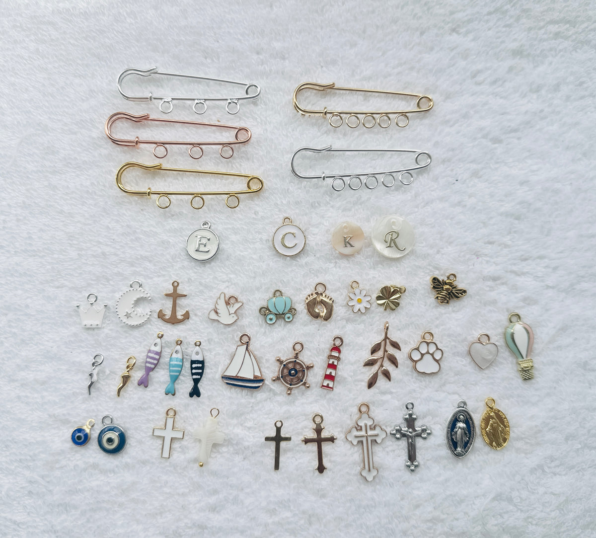 Baby Baptism keepsake Pin silver plated Brooch
