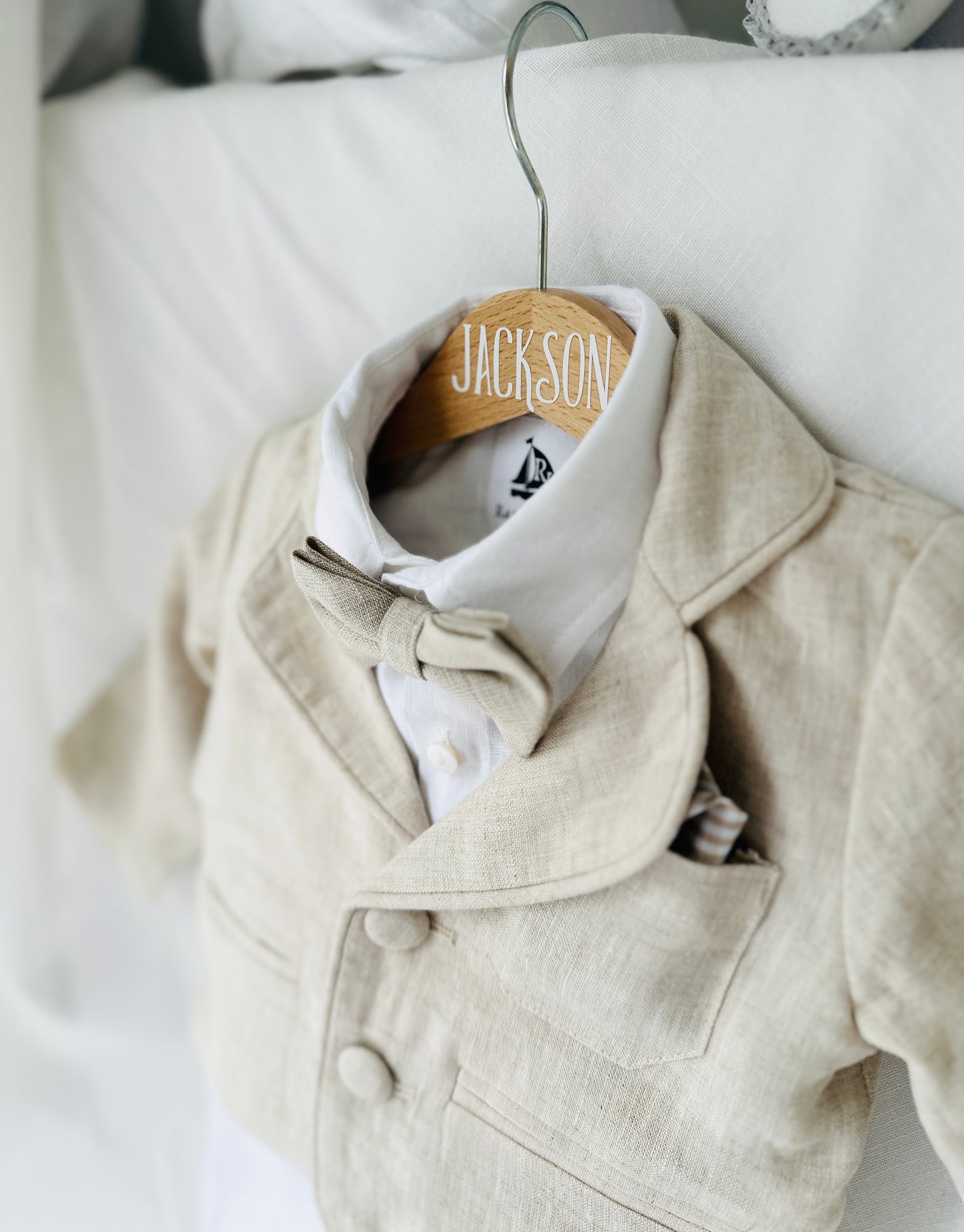 Personalised Baptism Coat Hanger