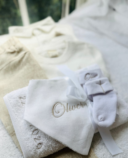 Long Sleeve straight Collared Cotton Onesie Bodysuit
