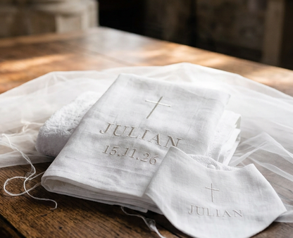 Baptism and Christening bath towels and sheets
