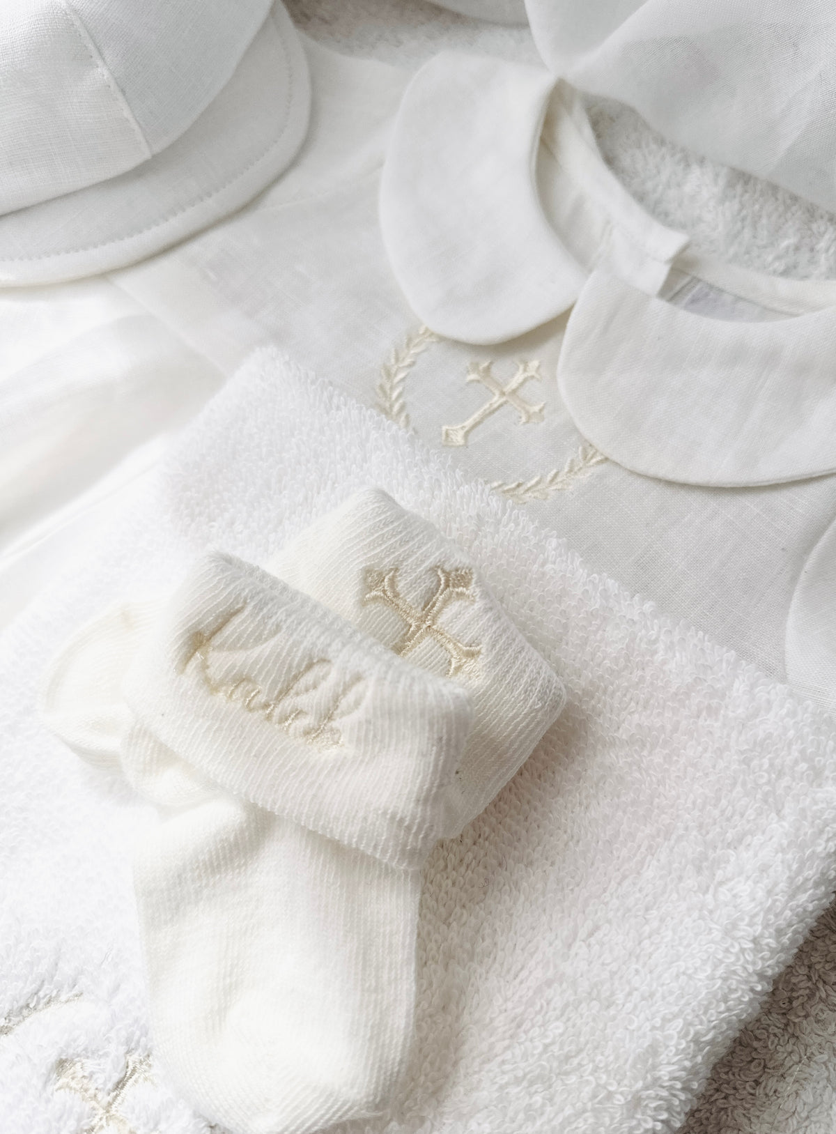 Baptism and Christening bath towels and sheets