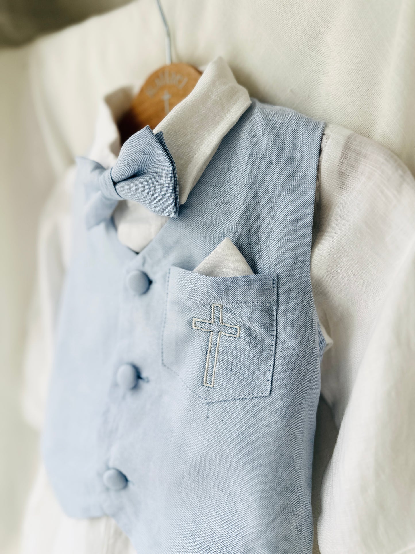 Baby and Toddler Boys Pale Blue vest