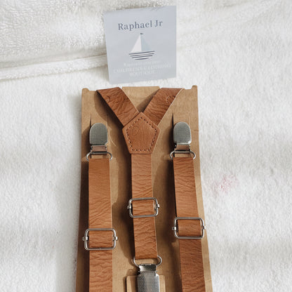 Baby and toddler bow ties and suspenders set