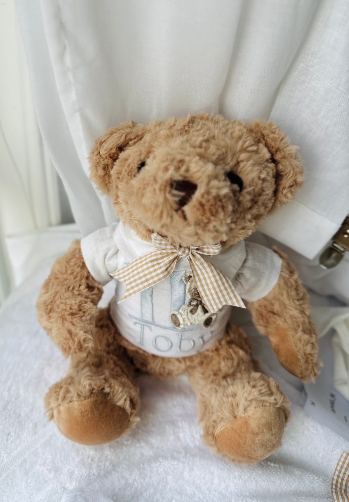 Baptism or Birthday Personalised Teddy Bear