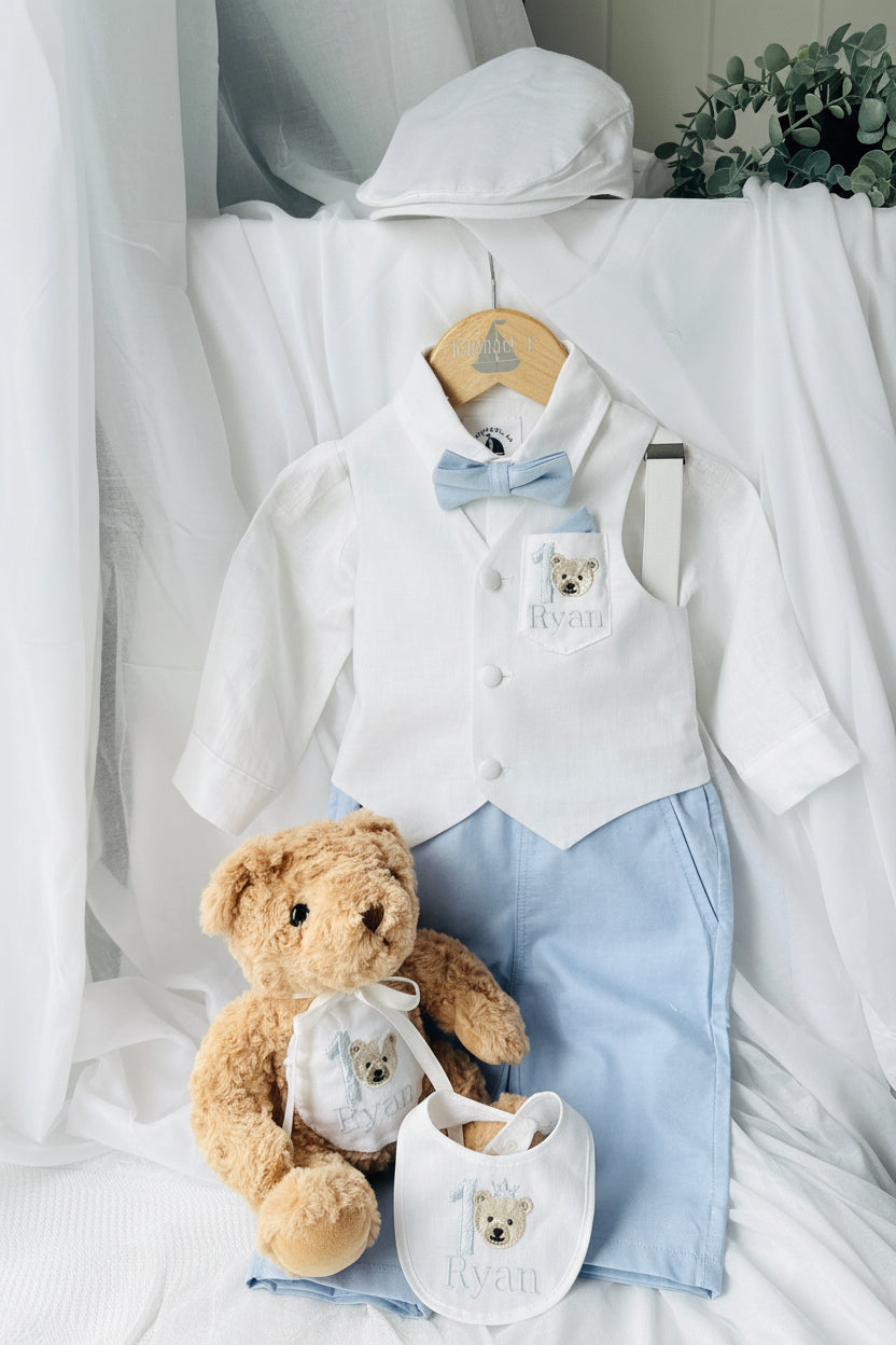 Baptism or Birthday Personalised Teddy Bear
