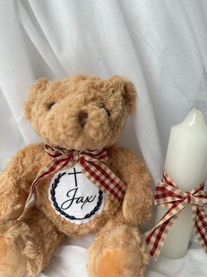 Baptism or Birthday Personalised Teddy Bear