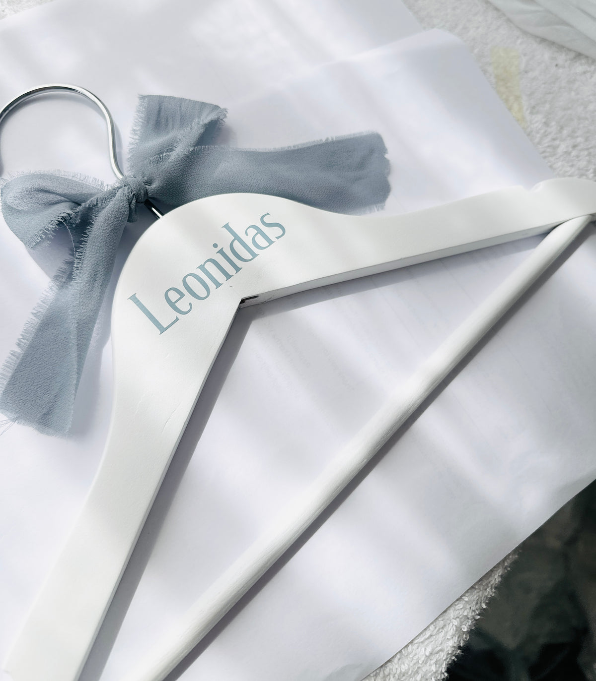 Personalised Baptism Coat Hanger