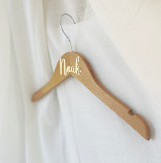 Personalised Baptism Coat Hanger