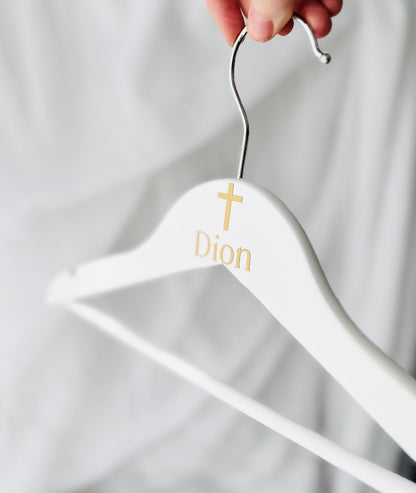Personalised Baptism Coat Hanger