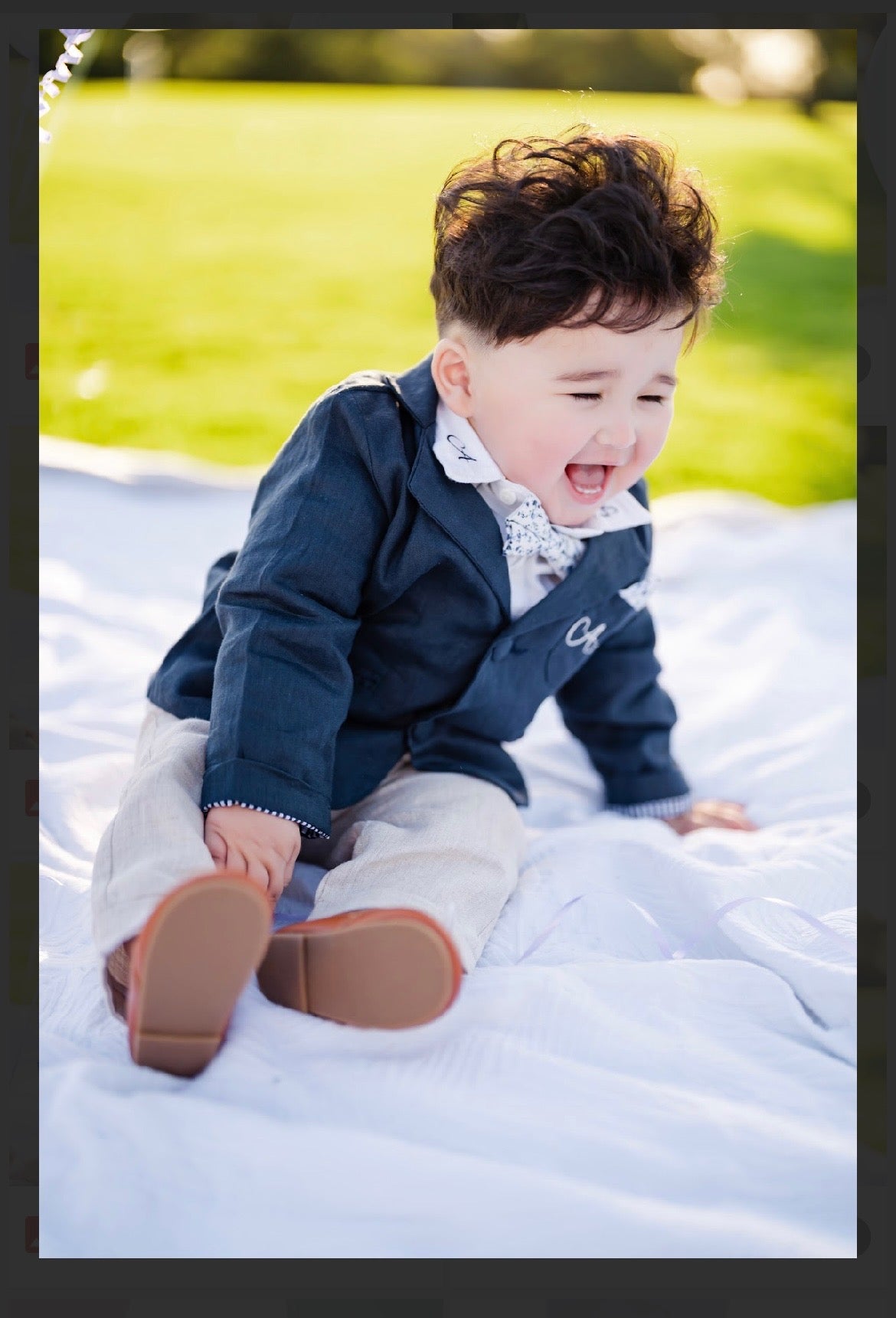 Baby and toddlers brown tan Leather oxford shoes