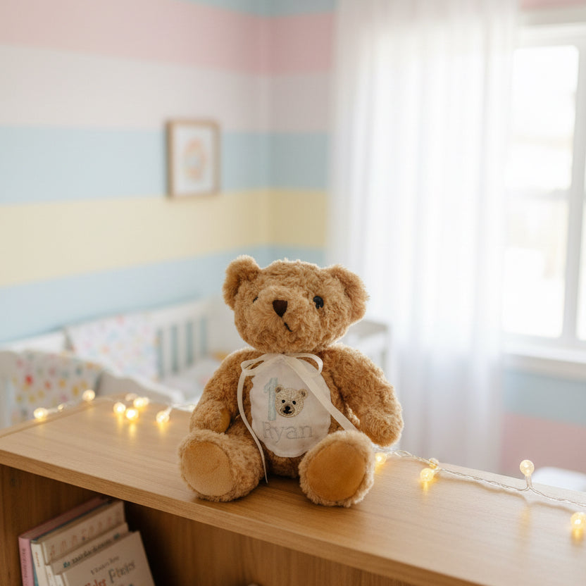 Baptism or Birthday Personalised Teddy Bear