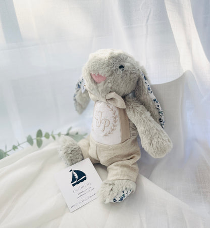 White and Beige Linen set with vest, shirt, pants, suspenders and bowtie plus optional jacket, cap and shoes