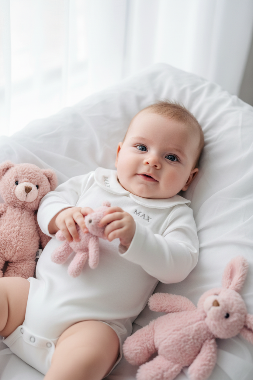 Long Sleeve round collar Cotton Onesie Bodysuit