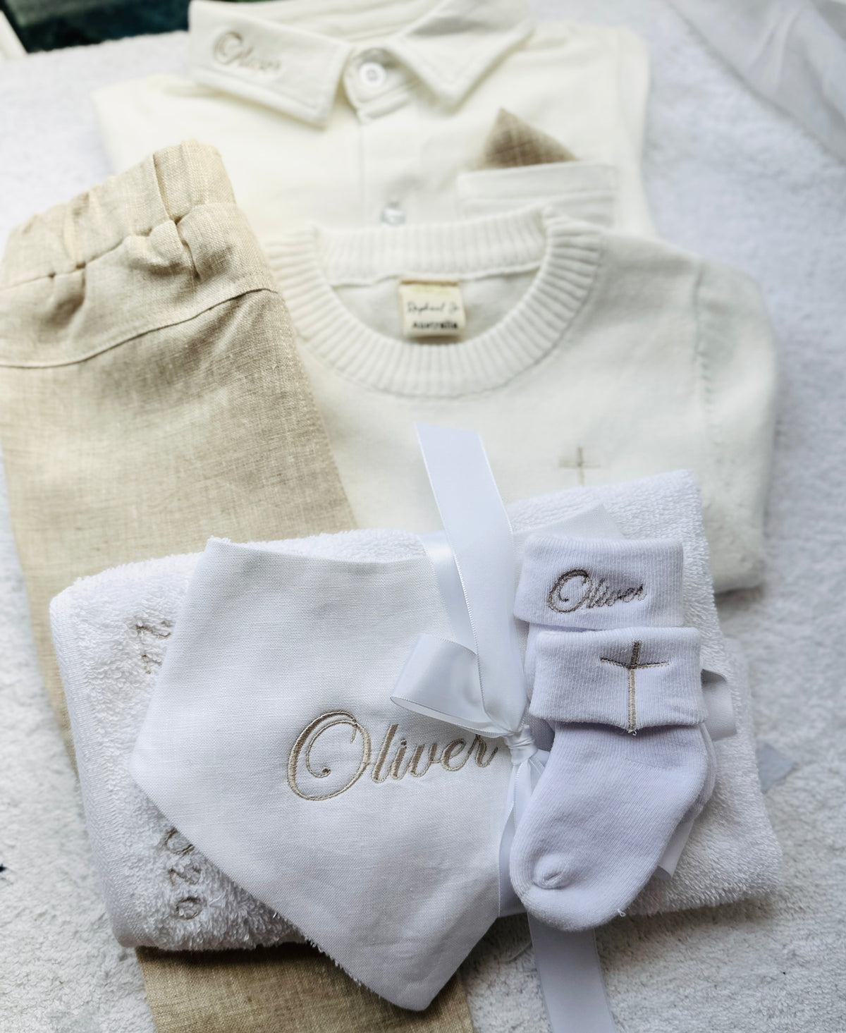 Long Sleeve straight Collared Cotton Onesie Bodysuit