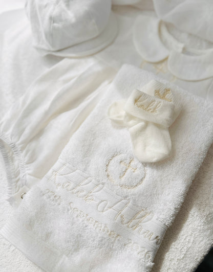 Baptism and Christening bath towels and sheets