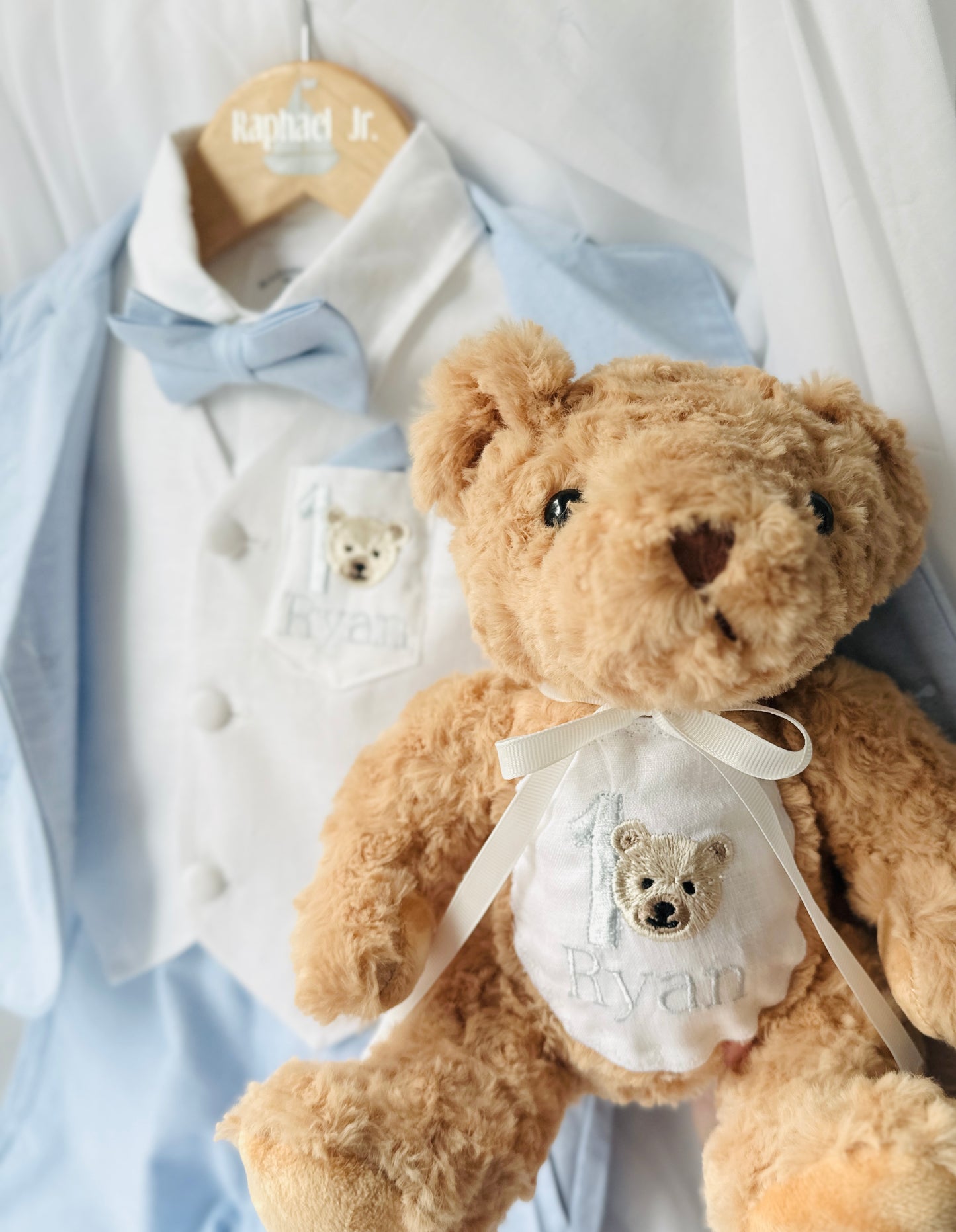 Baptism or Birthday Personalised Teddy Bear
