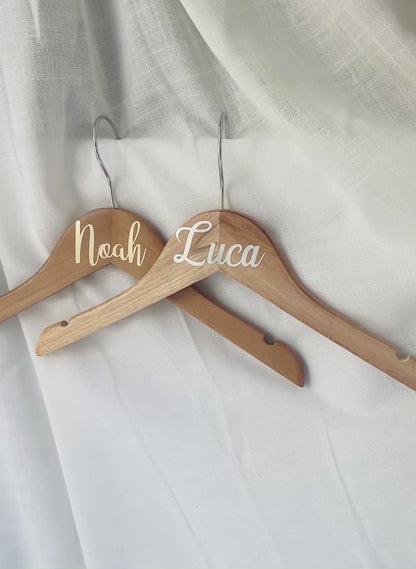 Personalised Baptism Coat Hanger